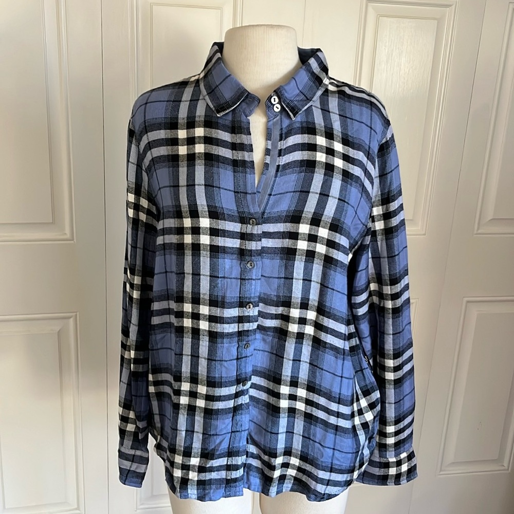 Cino Flannel and Floral Print Button Front Shirt